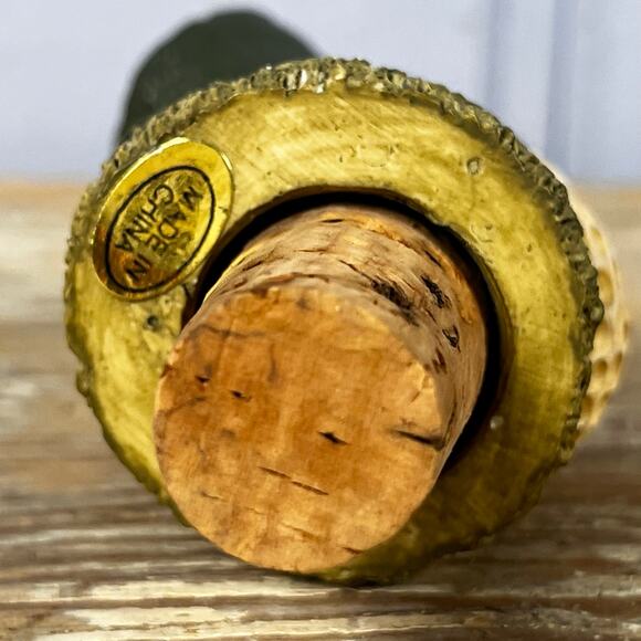 Vintage 90s Irish Leprechaun Golf Blarney Stone Declans Finnial Wine Stopper NEW - Picture 4 of 11